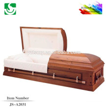 Popular American antique cheap coffins wooden casket